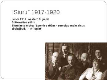 Siuru-rühmitusest #2