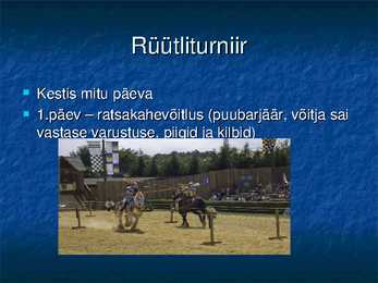 Rüütliturniirid #3