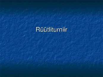Rüütliturniirid