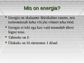 Keskkonnafüüsika presentatsioon maasoojusenergia kohta #2