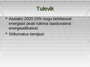 Keskkonnafüüsika presentatsioon maasoojusenergia kohta #11