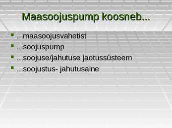 Keskkonnafüüsika presentatsioon maasoojusenergia kohta #4