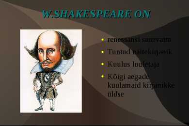 W-Shakespeare eluloo kokkuvõte #2