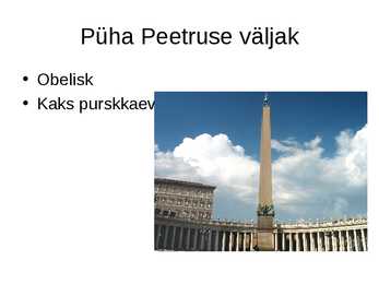 Itaalia ja Vatikani vaatamisväärsused #13