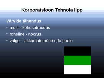 Korporatsioon Tehnola esitlus #7