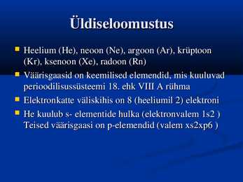 Väärisgaaside slideshow #2