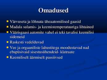 Väärisgaaside slideshow #6