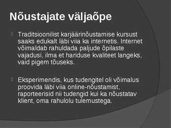 Online nõustamise eetika #4