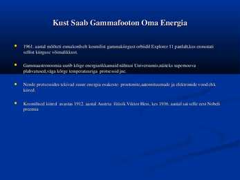 Kõige kalgim Kiirgus Kosmoses PPT #3
