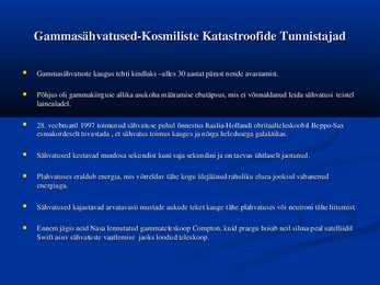 Kõige kalgim Kiirgus Kosmoses PPT #5