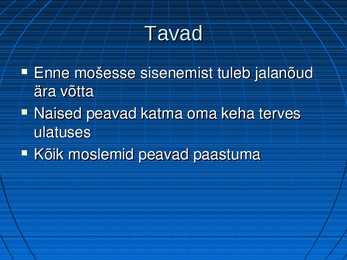 Esitlus islami kohta #11