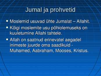 Esitlus islami kohta #3