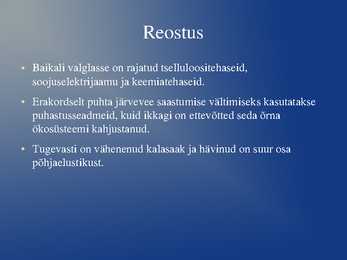 Baikali järv esitlus #11
