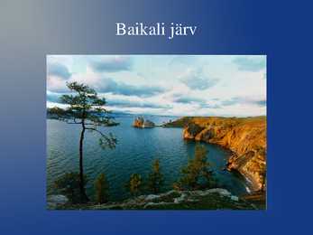 Baikali järv esitlus #3