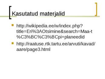 Maa sarnased planeedid powerpointi esitlus #10