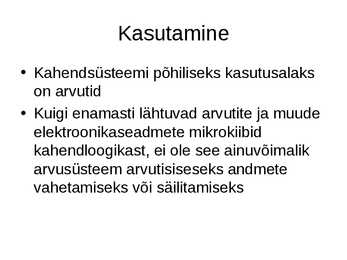 Kahendsüsteemi powerpoint esitlus #10