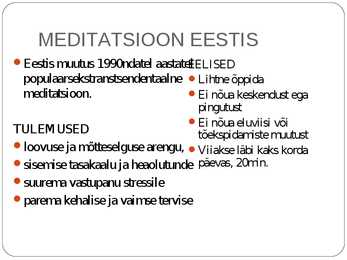 Meditatsiooni esitlus powerpointis #4
