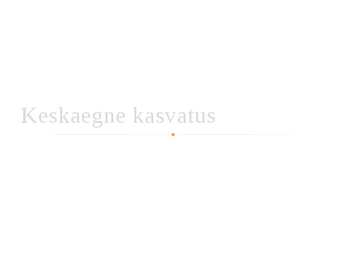 Keskaegne kasvatus