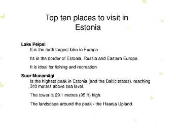 New Zealand vs Estonia - Places to visit #11