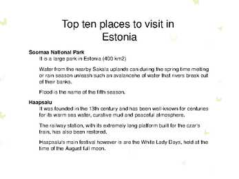 New Zealand vs Estonia - Places to visit #12