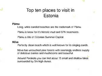 New Zealand vs Estonia - Places to visit #14