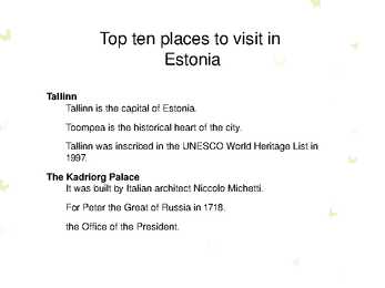 New Zealand vs Estonia - Places to visit #10