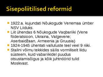 NSVL KAHE MAAILMA SÕJA VAHEL #5