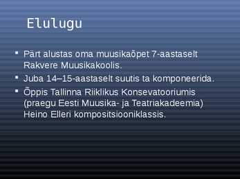 Arvo Pärt #2