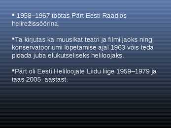 Arvo Pärt #3