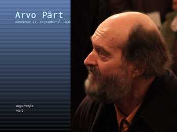 Arvo Pärt