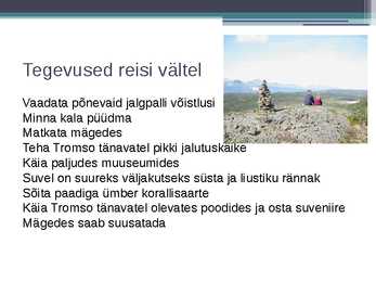 Tromso reisiplaan #5