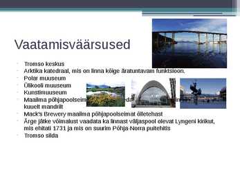 Tromso reisiplaan #6