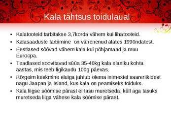 Kala meie toidulaual #2