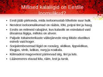 Kala meie toidulaual #15