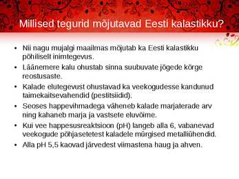 Kala meie toidulaual #17