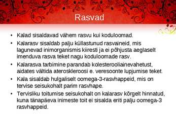 Kala meie toidulaual #6