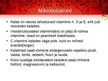 Kala meie toidulaual #7