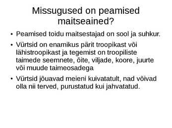 Maitseained ja Roogade maitsestamine POWERPOINT #6