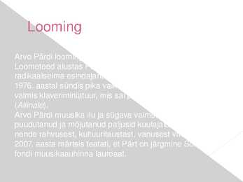Arvo Pärt powerpoint #5