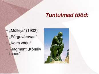 Kokkuvõte Auguste Rodin st #7