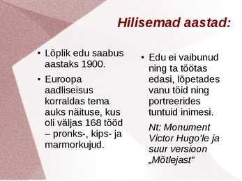 Kokkuvõte Auguste Rodin st #10