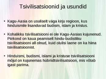 Kagu-Aasia regioon #6