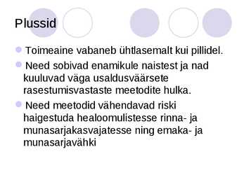 Powerpoint - rasestumisvastased plaastrid #6