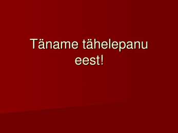 Vastuvõtu planeerimine #11