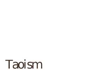 Taoism