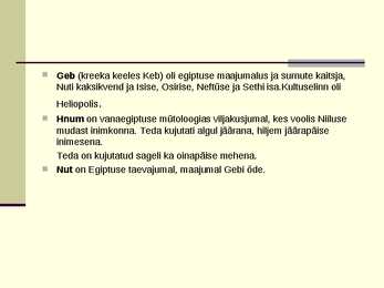 Egiptuse Jumalad #14