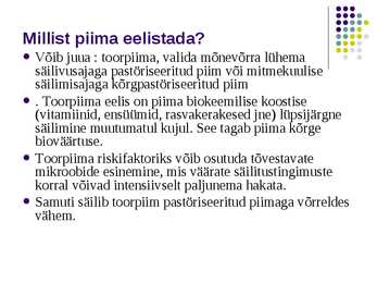 Piimatooted #4