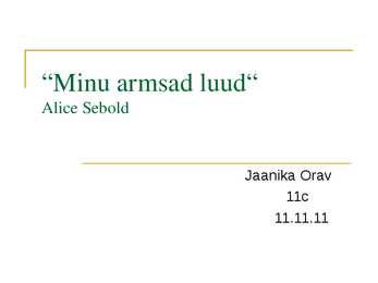 Minu armsad Luud