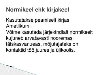 Keele variatiivsus-esitlus #3
