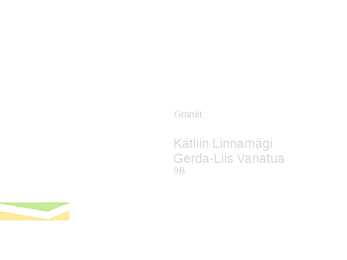 Keemia referaat Graniit